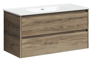 Подвесная тумба под раковину Sancos Libra LB100ECH 100см дуб чарльстон